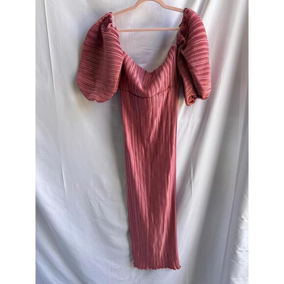L'IDÉE Pink Sirene Dress Size 4 with Zipper Separation - Picture 2 of 8
